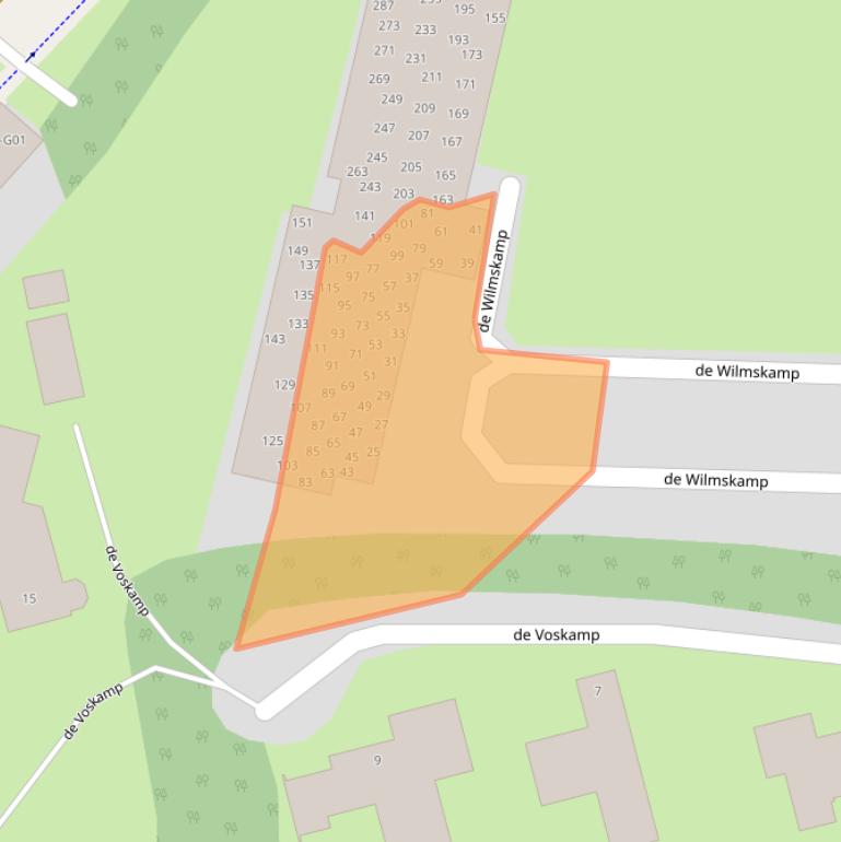 Kaart van postcodegebied 7552GW.