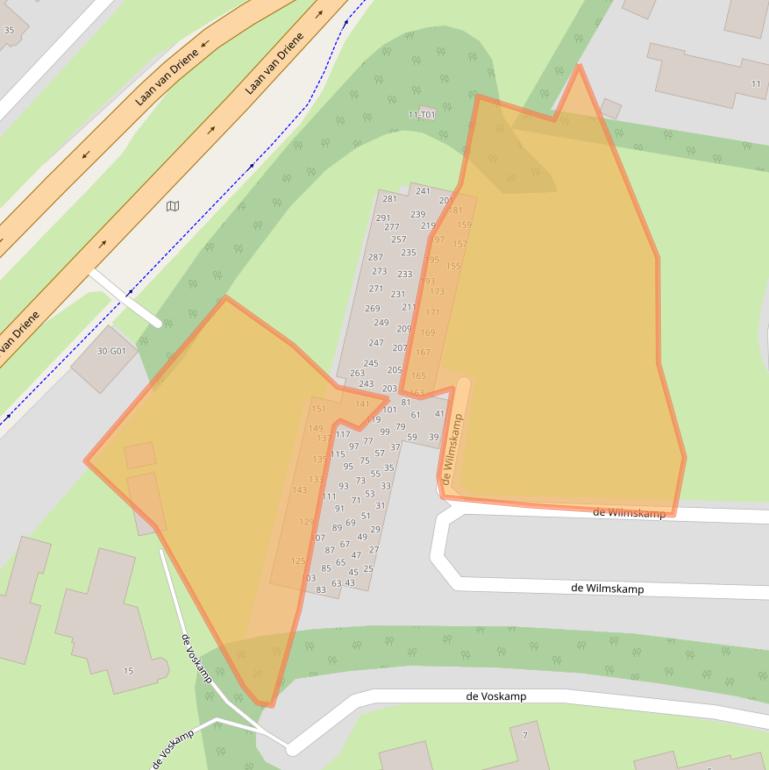 Kaart van postcodegebied 7552GX.