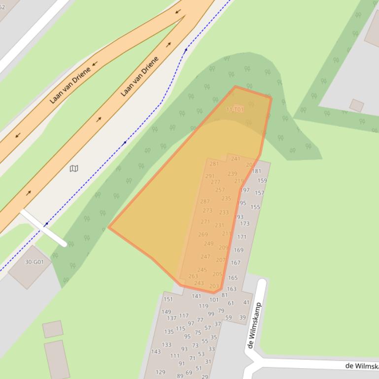 Kaart van postcodegebied 7552GZ.