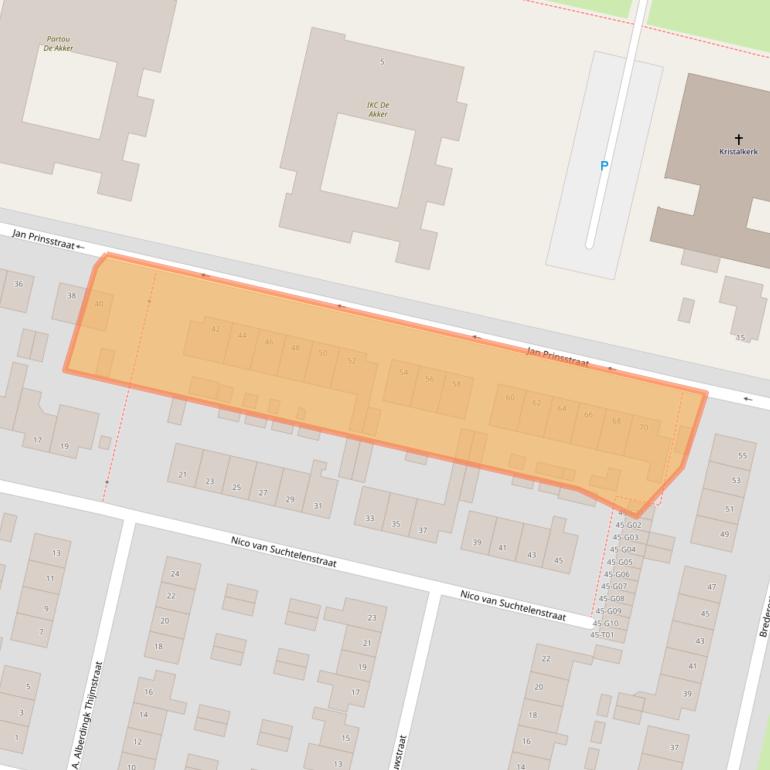 Kaart van postcodegebied 7552HM.