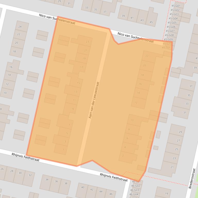 Kaart van postcodegebied 7552HS.