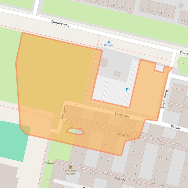 Kaart van postcodegebied 7552JX.