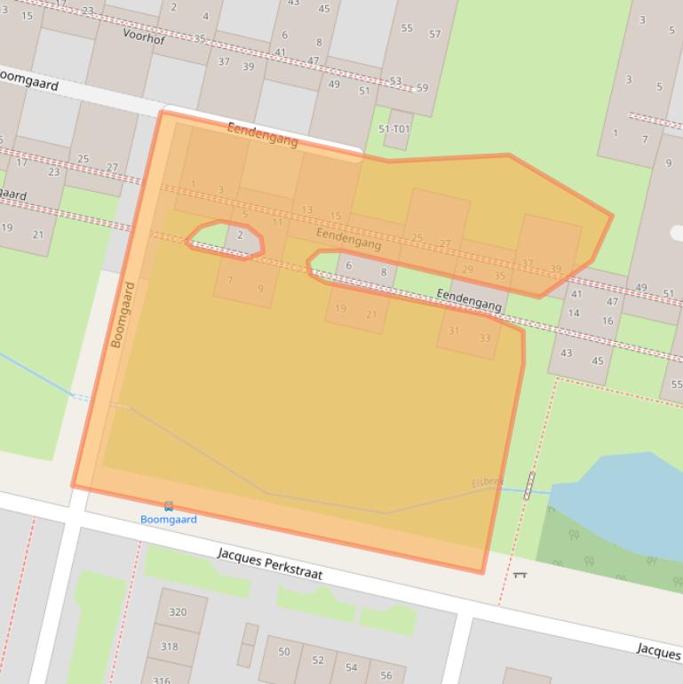 Kaart van postcodegebied 7552KM.