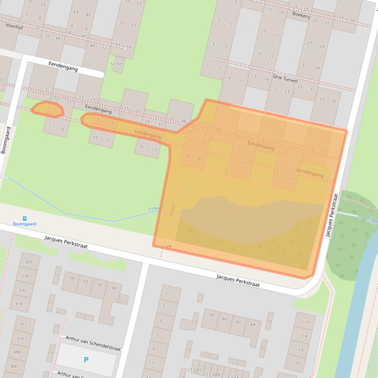 Kaart van postcodegebied 7552KN.