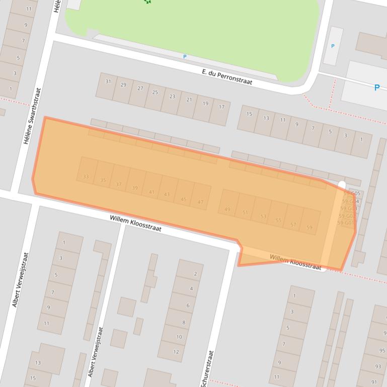 Kaart van postcodegebied 7552LW.