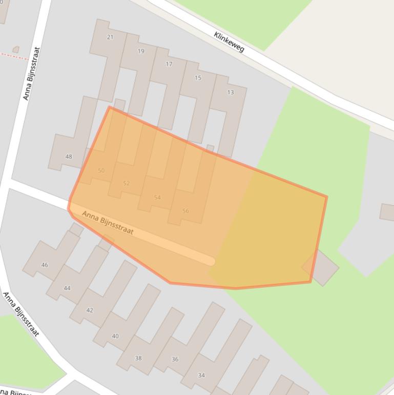 Kaart van postcodegebied 7552ND.
