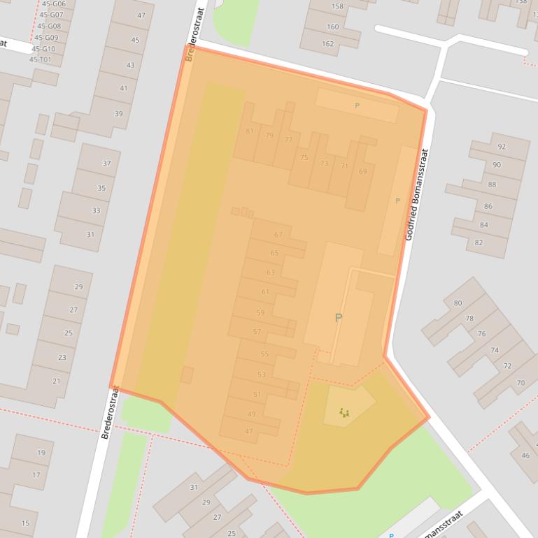 Kaart van postcodegebied 7552NZ.