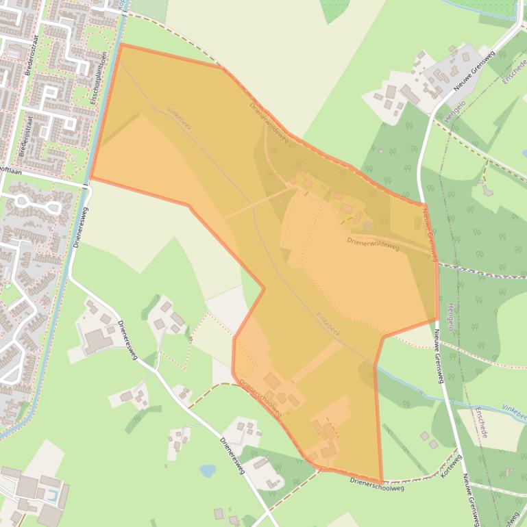 Kaart van postcodegebied 7552PC.