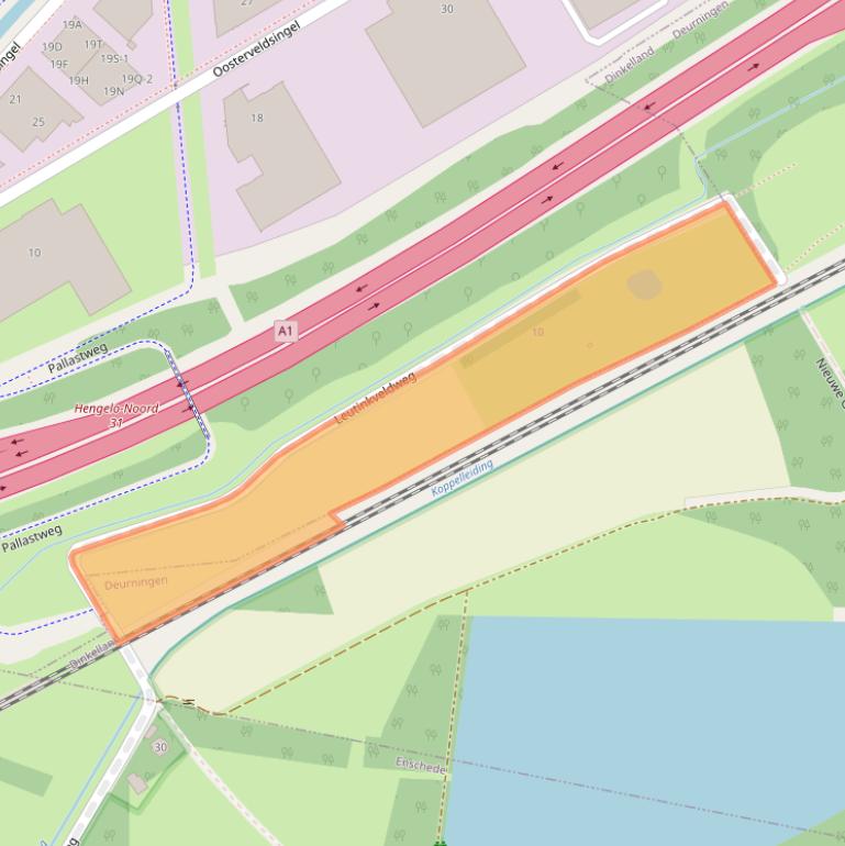 Kaart van postcodegebied 7552PM.