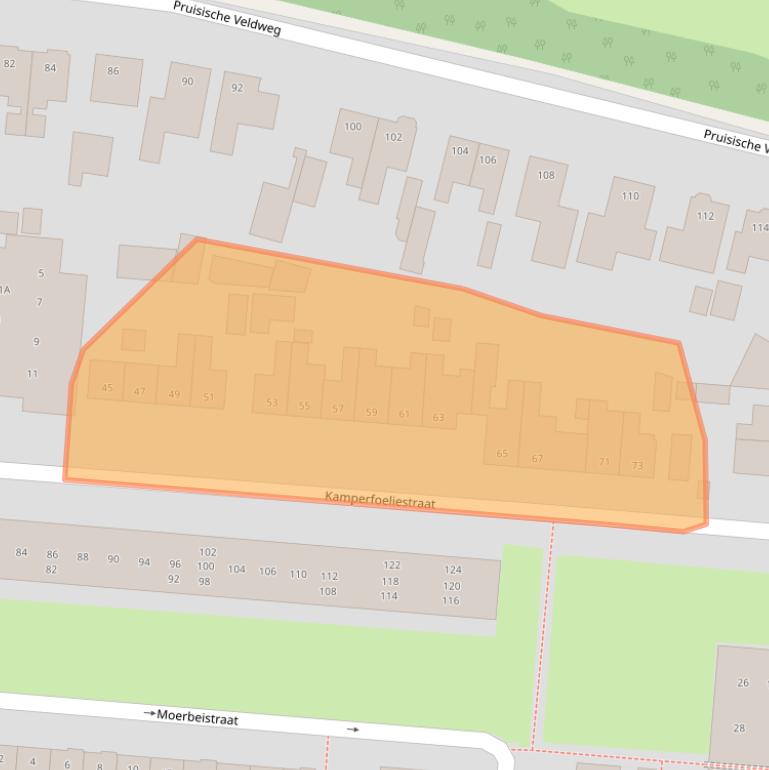 Kaart van postcodegebied 7552SJ.