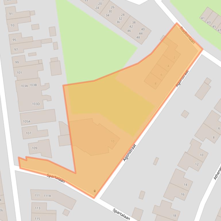 Kaart van postcodegebied 7552TJ.