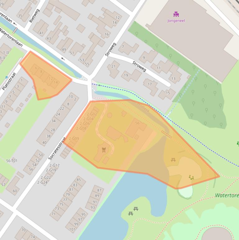 Kaart van postcodegebied 7552TN.