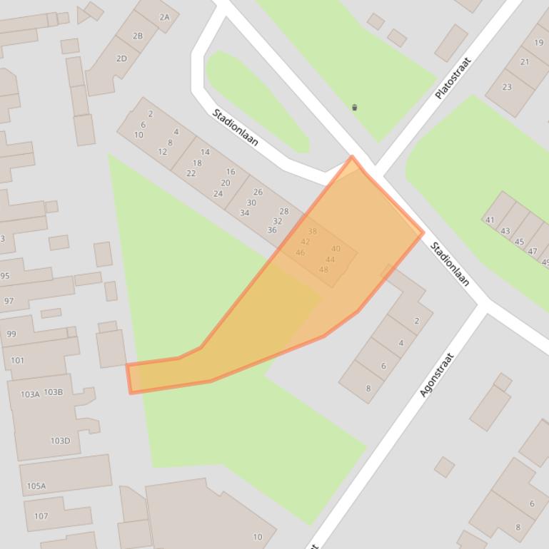 Kaart van postcodegebied 7552VB.