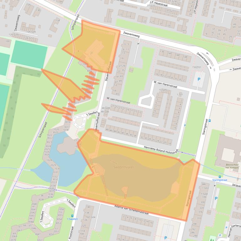 Kaart van postcodegebied 7552ZA.