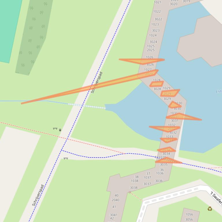 Kaart van postcodegebied 7552ZE.