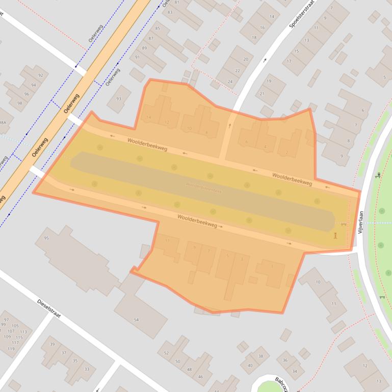 Kaart van postcodegebied 7553BZ.