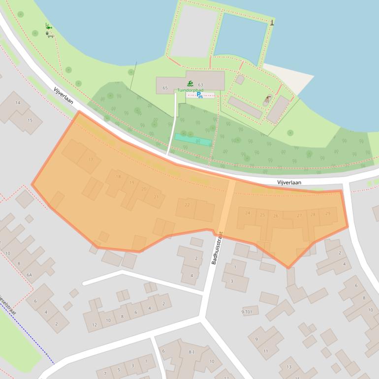 Kaart van postcodegebied 7553CB.