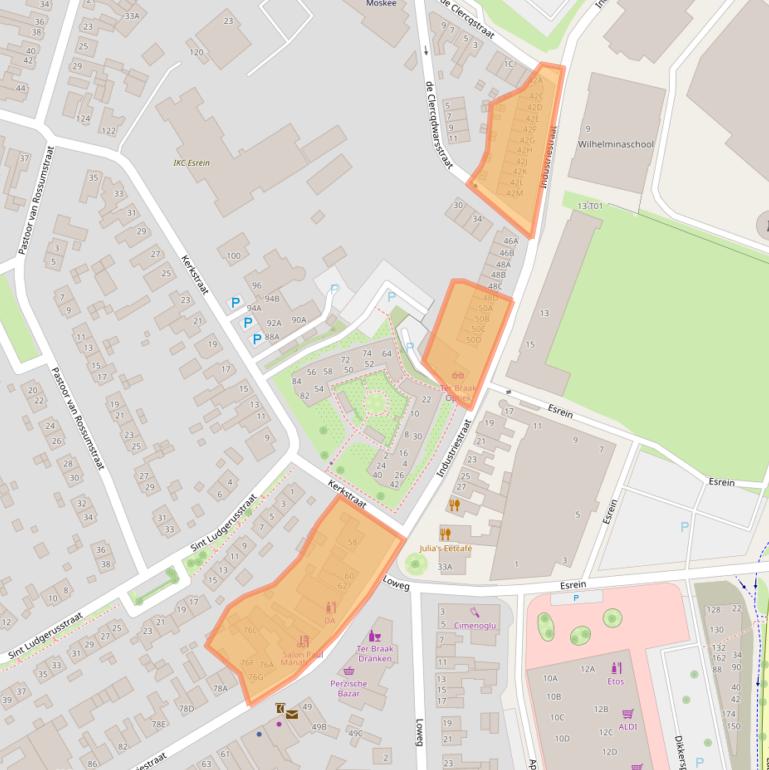 Kaart van postcodegebied 7553CR.