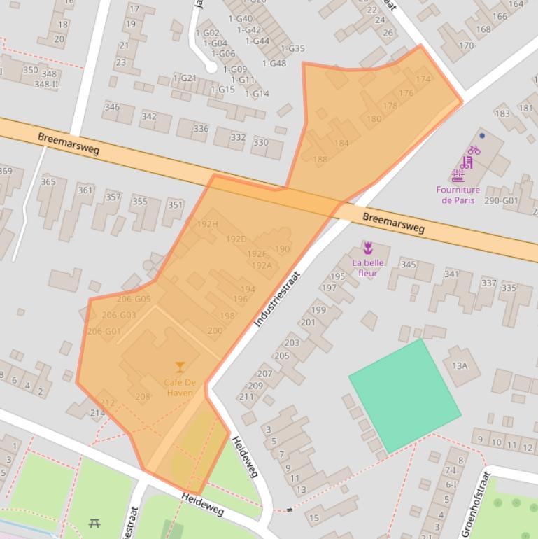 Kaart van postcodegebied 7553CW.