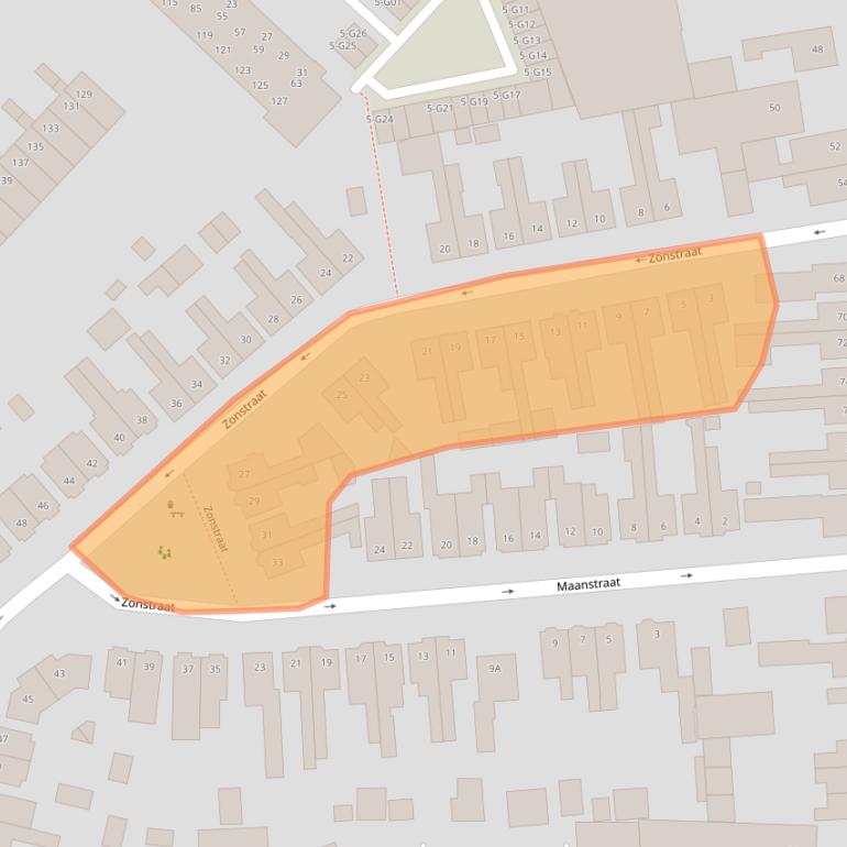 Kaart van postcodegebied 7553DV.