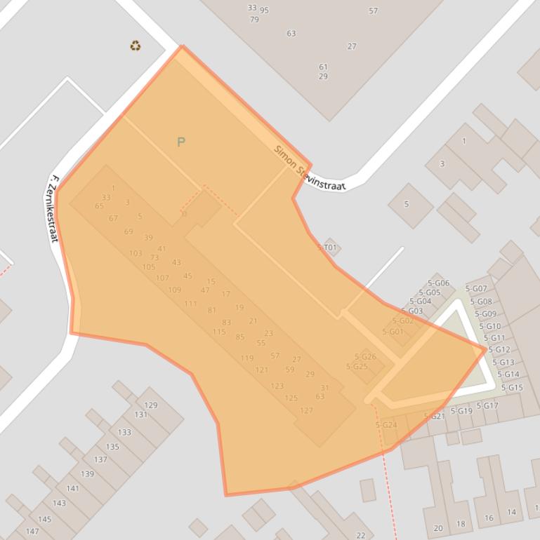 Kaart van postcodegebied 7553EA.