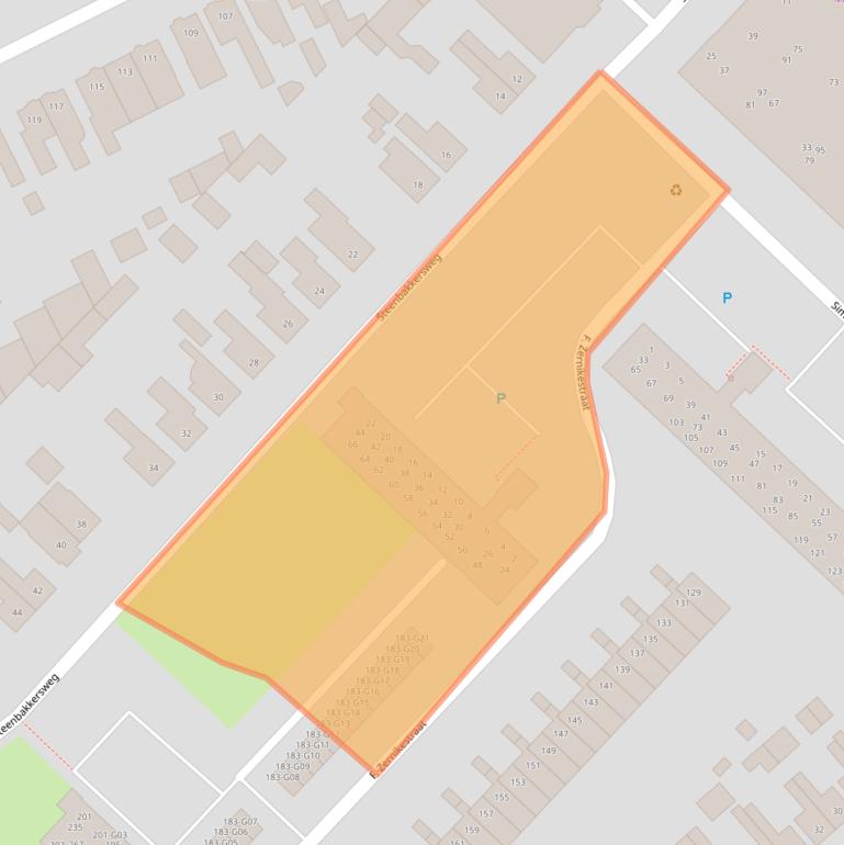 Kaart van postcodegebied 7553EG.