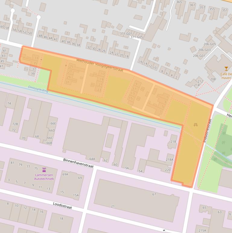 Kaart van postcodegebied 7553EL.