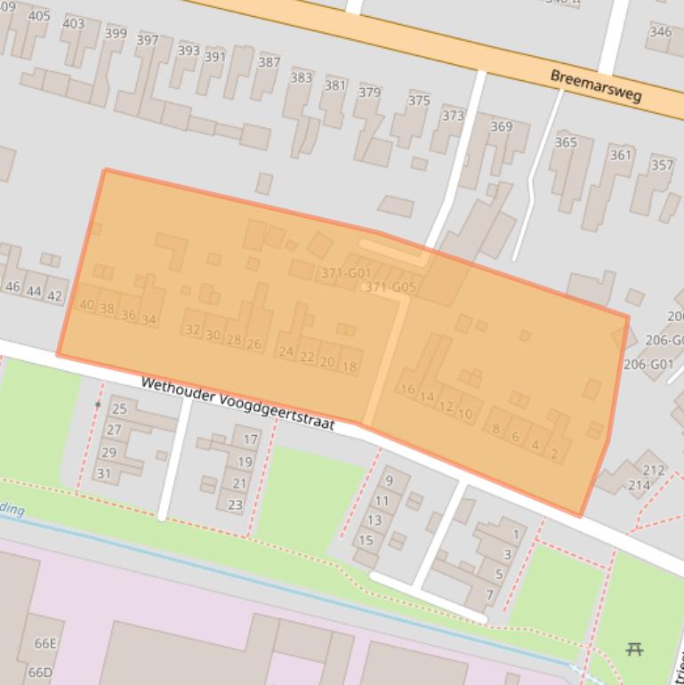 Kaart van postcodegebied 7553EN.