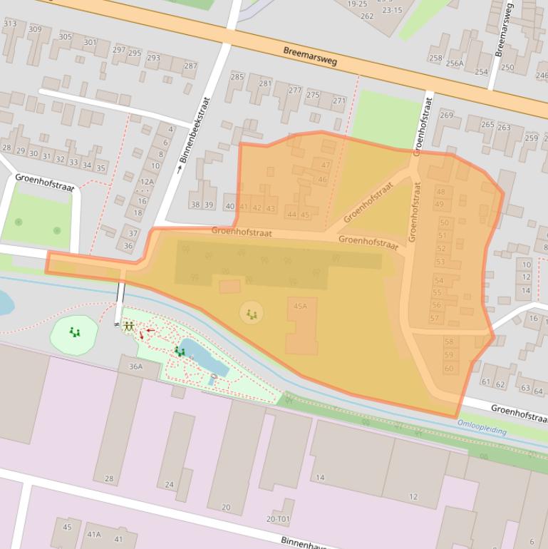 Kaart van postcodegebied 7553EX.