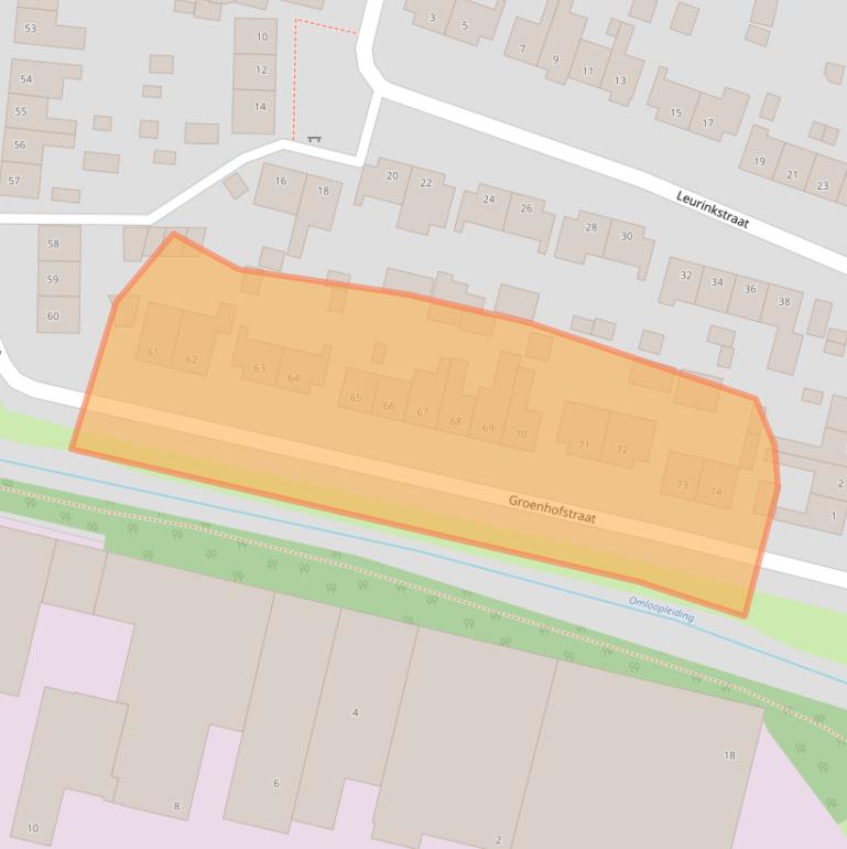 Kaart van postcodegebied 7553EZ.