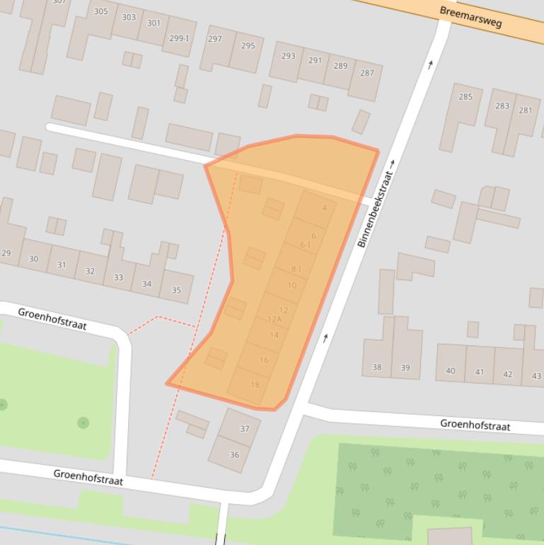 Kaart van postcodegebied 7553GA.