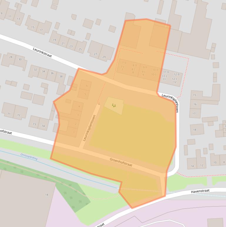 Kaart van postcodegebied 7553GD.