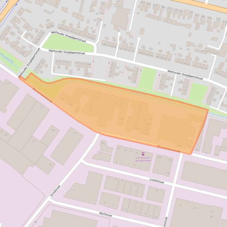 Kaart van postcodegebied 7553GK.