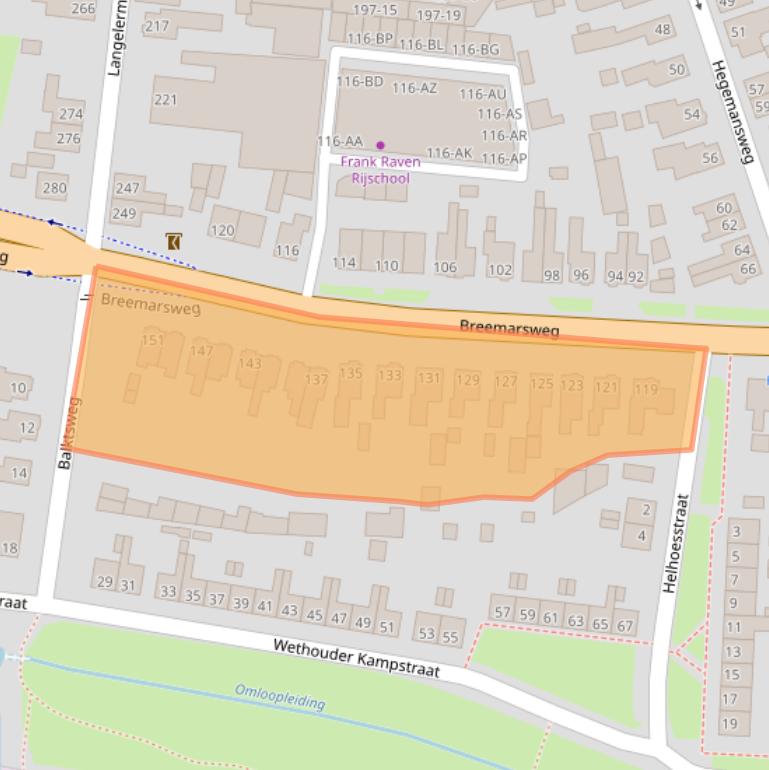 Kaart van postcodegebied 7553HE.