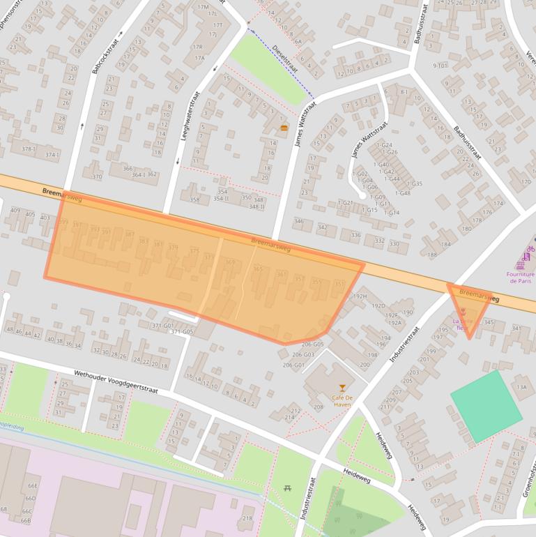 Kaart van postcodegebied 7553HN.