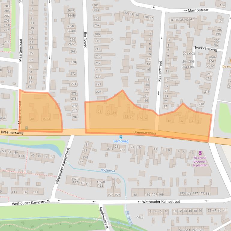 Kaart van postcodegebied 7553HR.