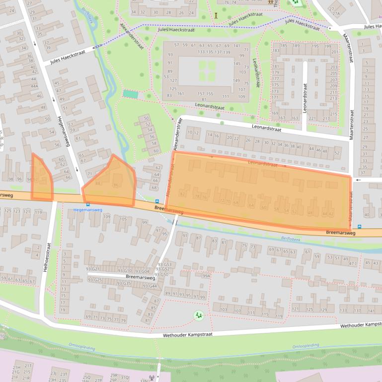 Kaart van postcodegebied 7553HS.