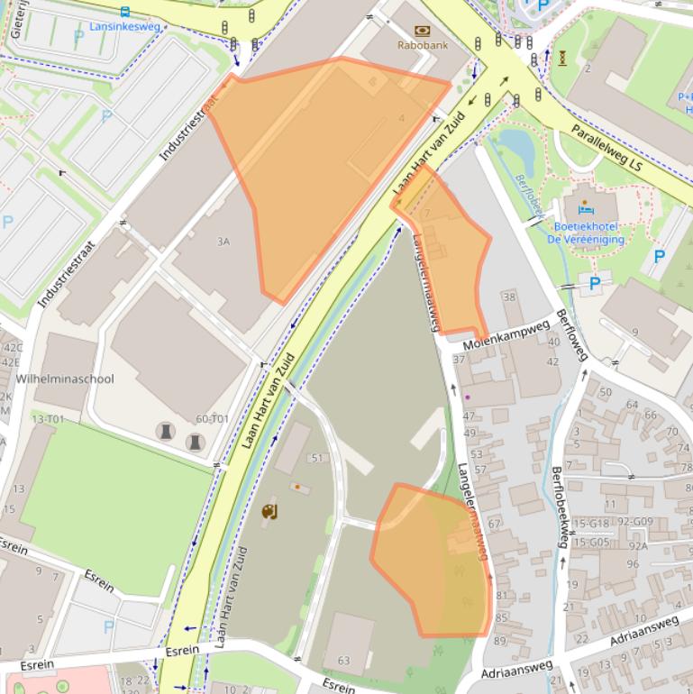 Kaart van postcodegebied 7553JD.