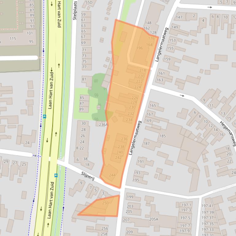 Kaart van postcodegebied 7553JK.