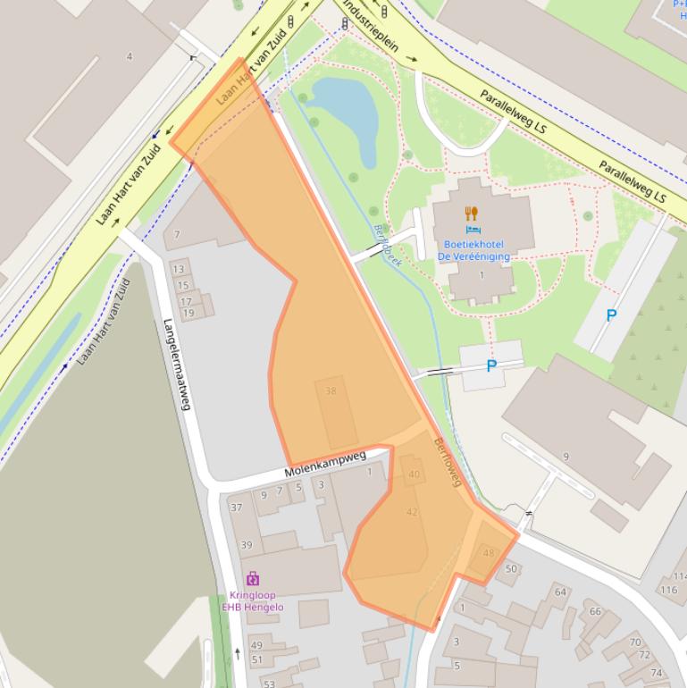 Kaart van postcodegebied 7553JR.