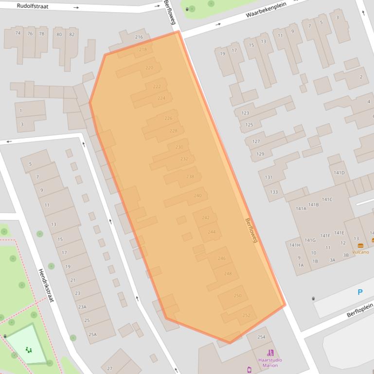 Kaart van postcodegebied 7553JW.