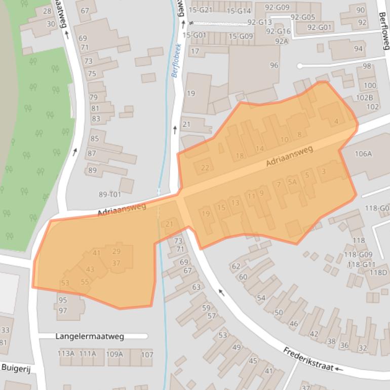 Kaart van postcodegebied 7553KB.