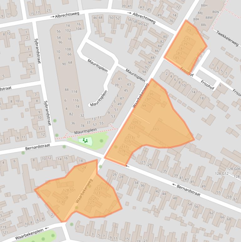 Kaart van postcodegebied 7553KG.