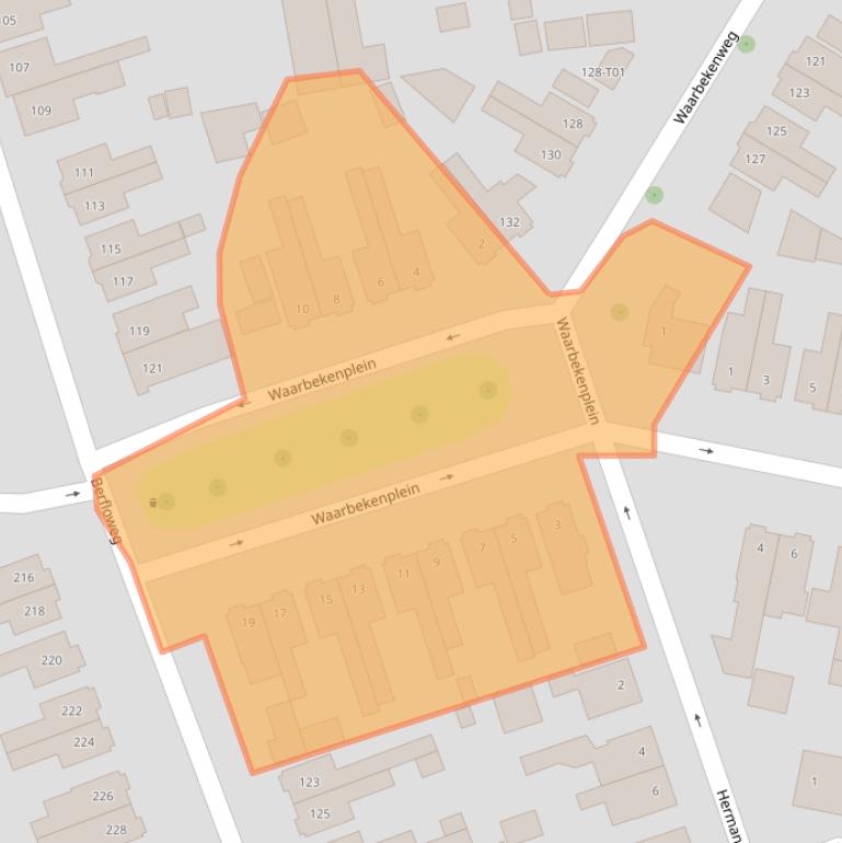 Kaart van postcodegebied 7553KK.