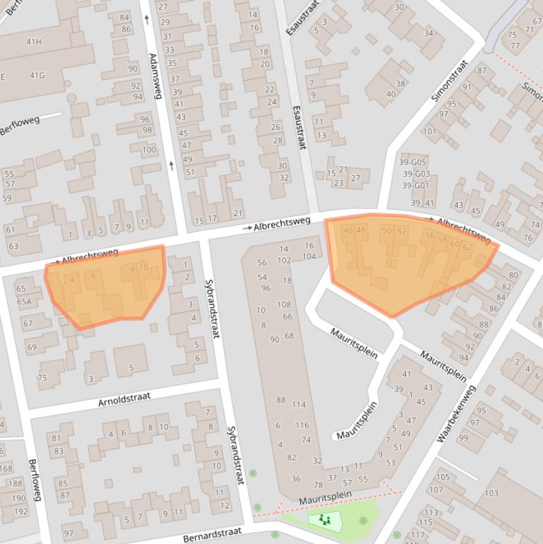 Kaart van postcodegebied 7553KR.