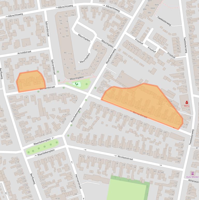 Kaart van postcodegebied 7553KS.