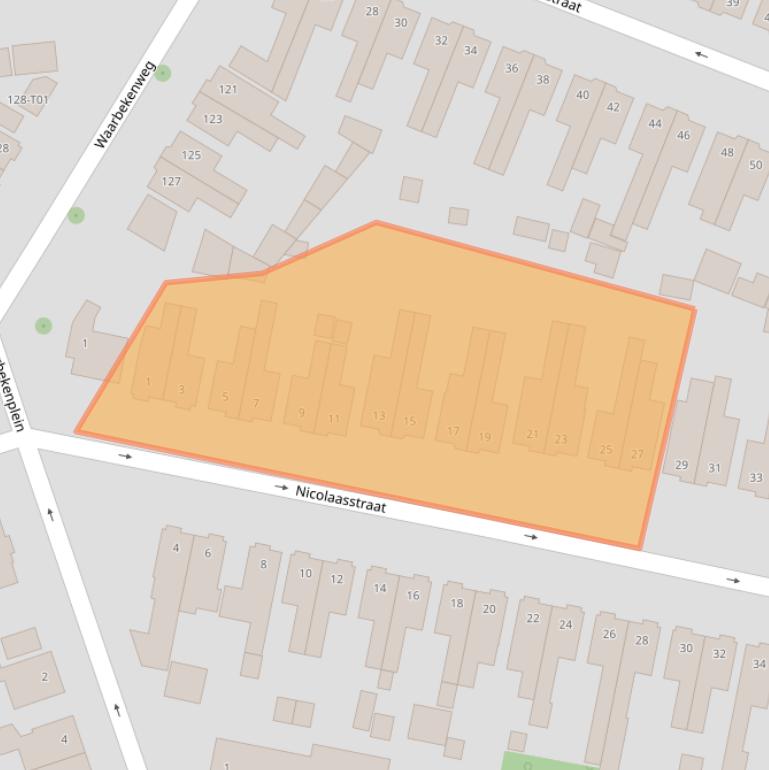 Kaart van postcodegebied 7553KW.