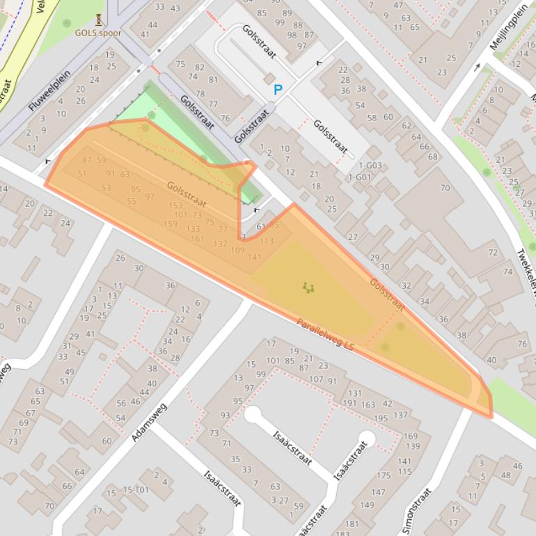 Kaart van postcodegebied 7553LH.