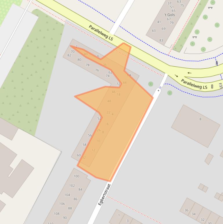 Kaart van postcodegebied 7553MT.