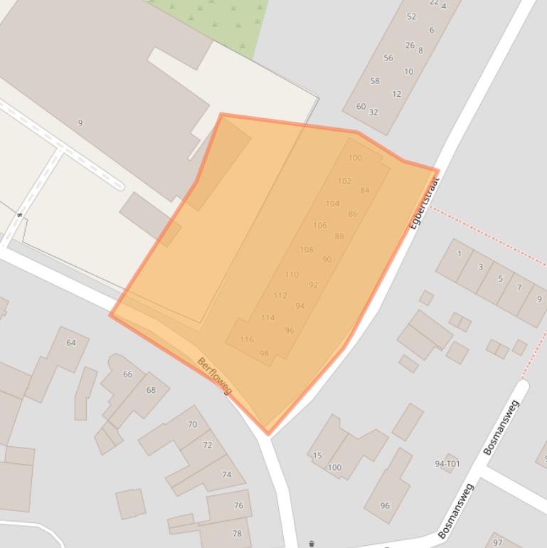 Kaart van postcodegebied 7553MX.